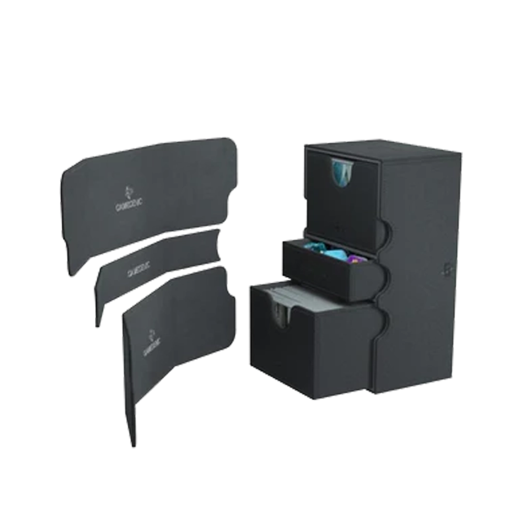Gamegenic - Deckbox Convertible Stronghold 200+ Stil: Schwarz
