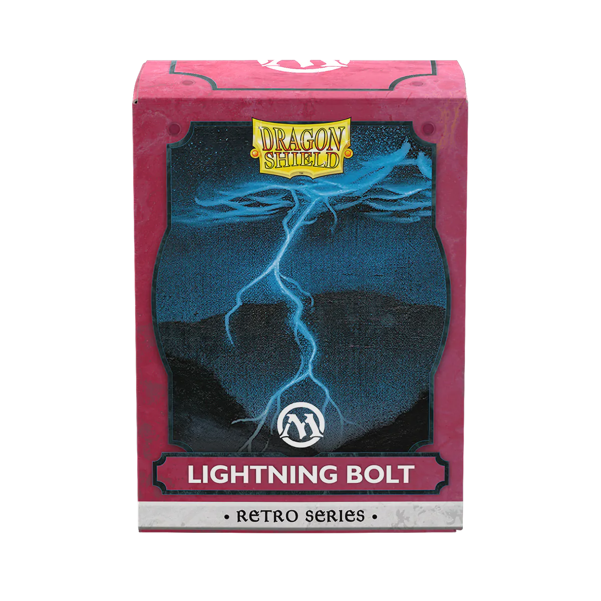 Dragon Shield | Lightning Bolt | Brushed Art Sleeves Standard Size