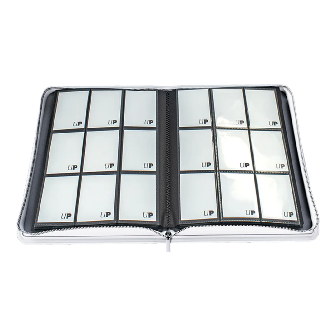 Ultra Pro | Vivid - White | 9-Pocket Zippered PRO-Binder