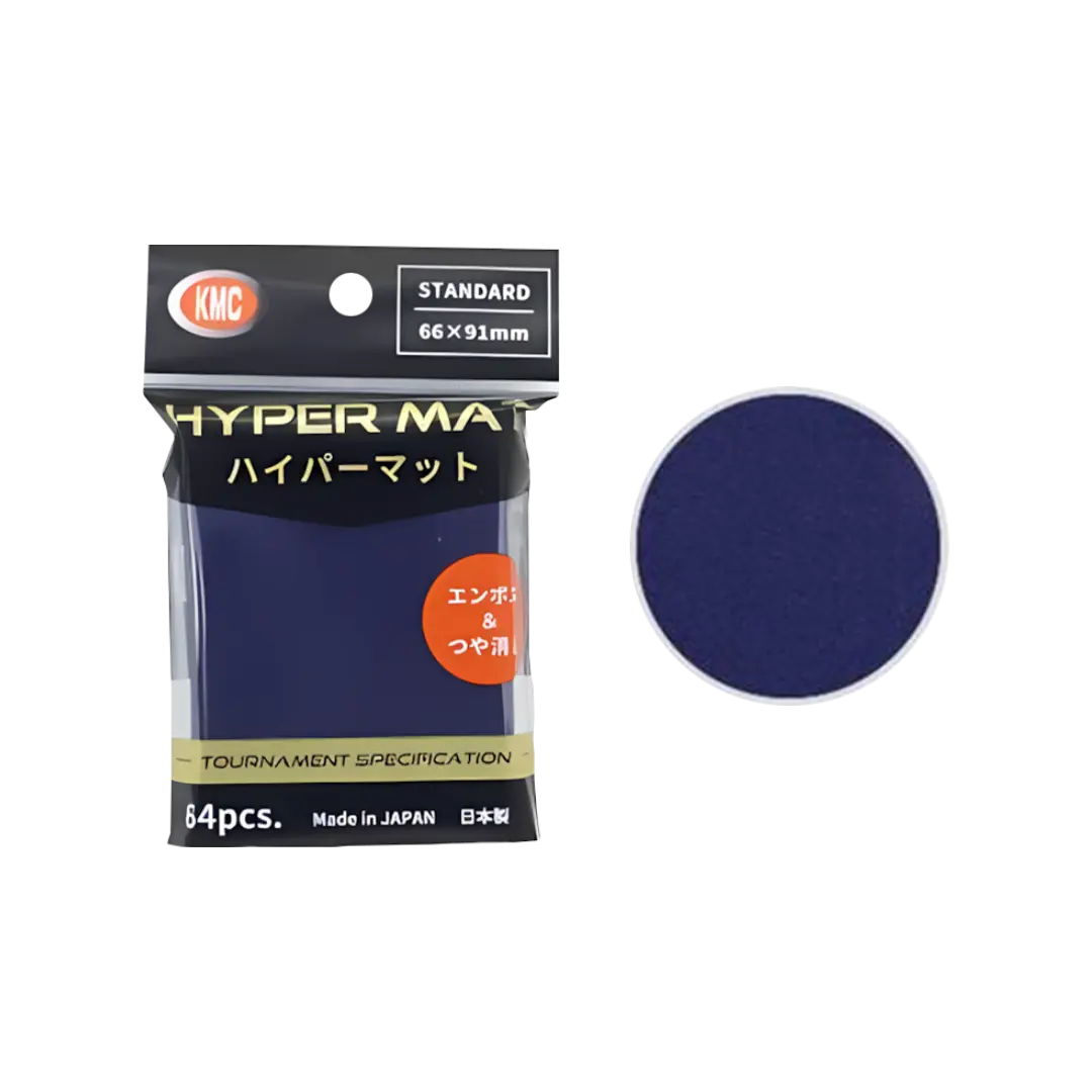 KMC - Standard Sleeves Hyper Mat (64) Stil: Blau