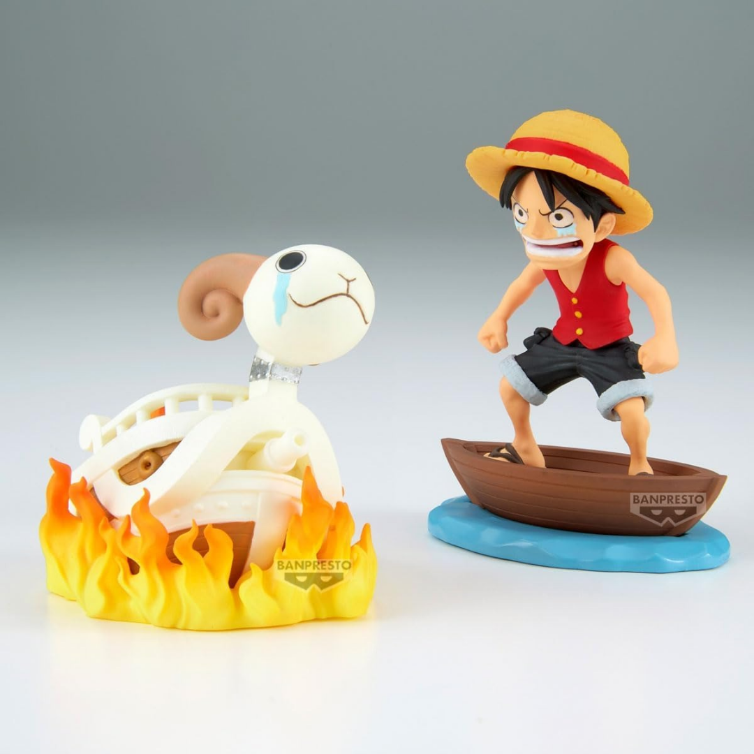Banpresto | Monkey D. Luffy & Going Merry WCF Log Stories (8cm) | One Piece