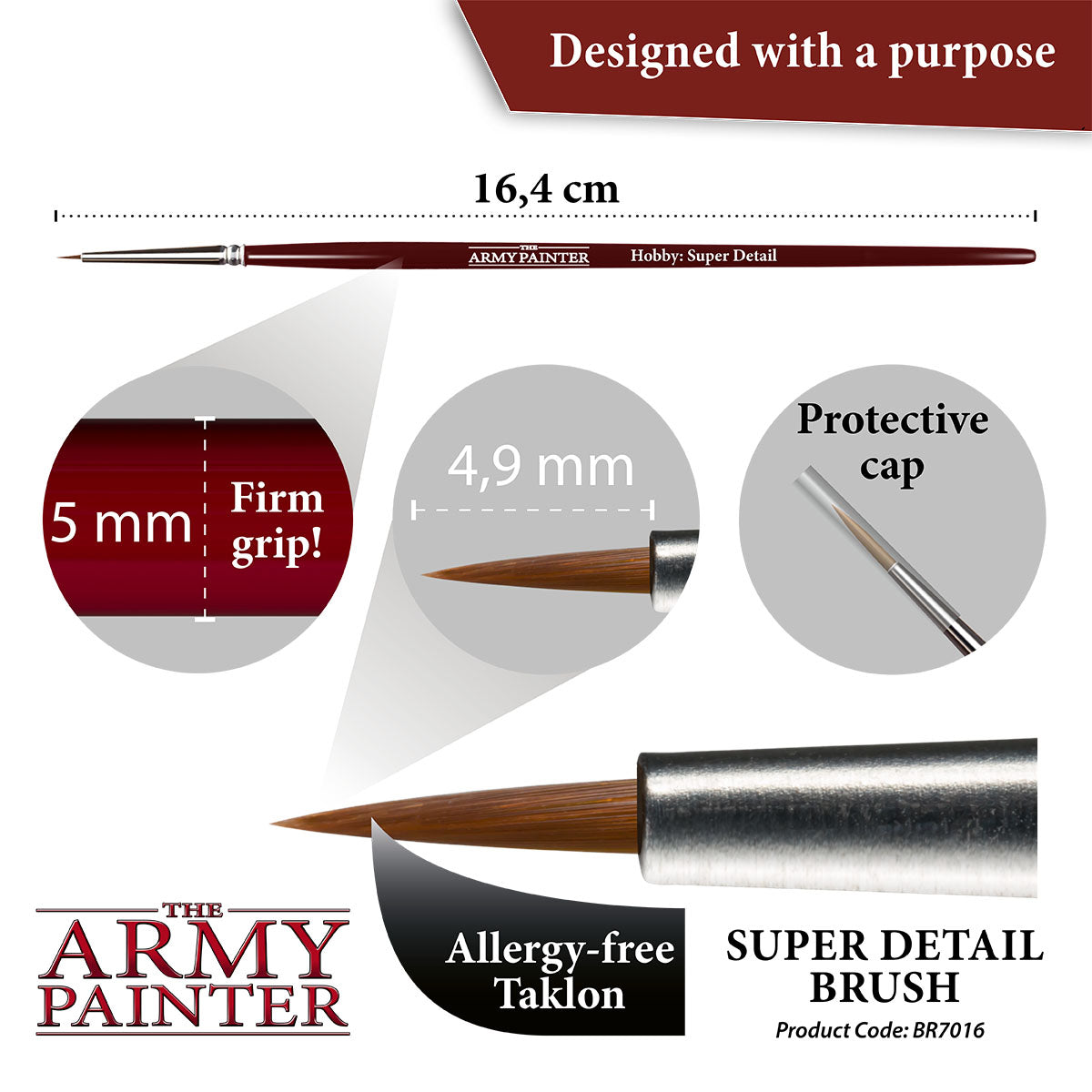 The Army Painter - Super Detail - Hobby Brush