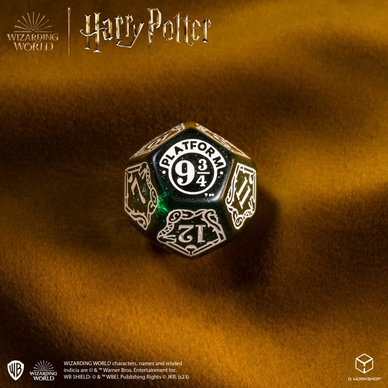 Q Workshop | Slytherin | Harry Potter Modern Dice Set