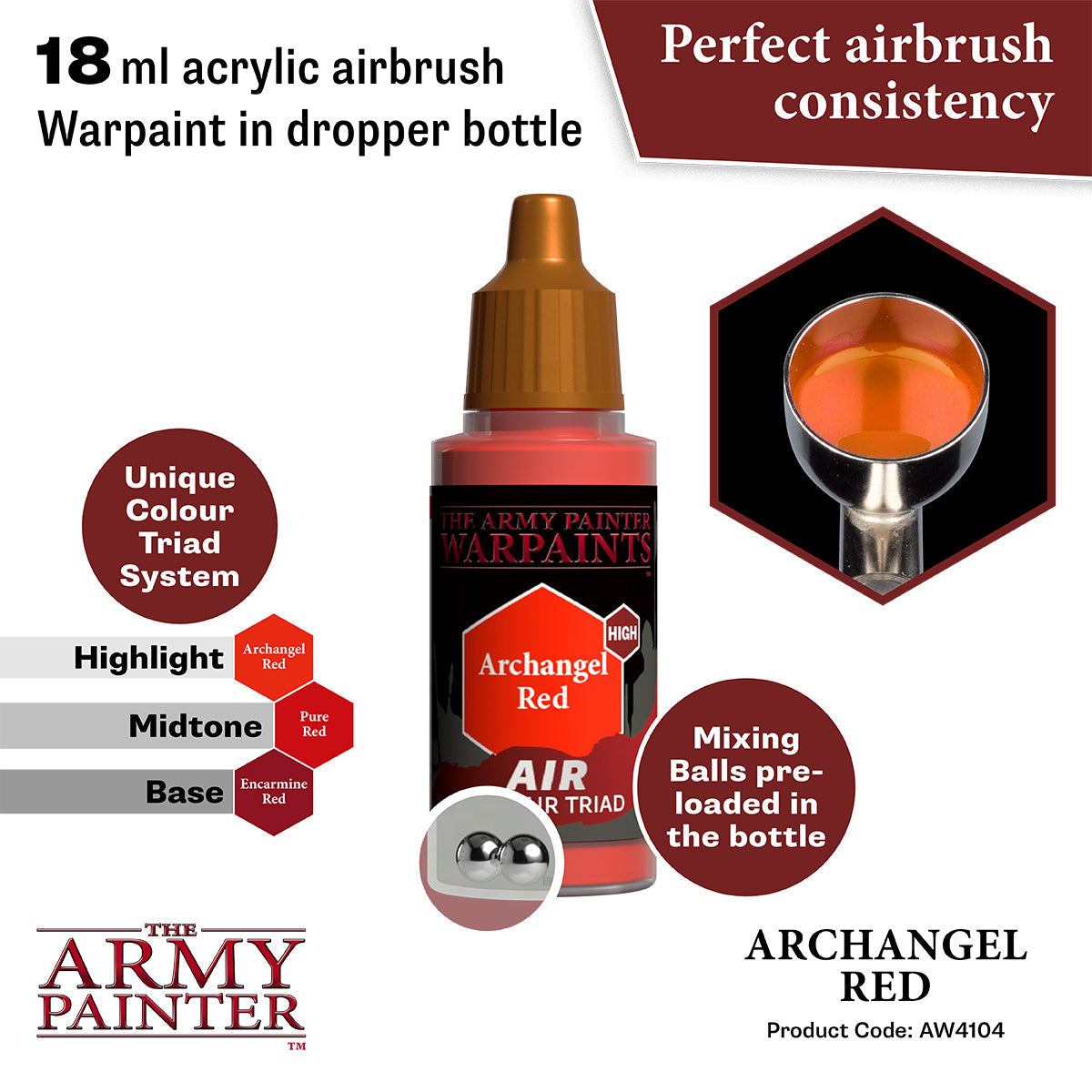 The Army Painter - Archangel Red - Warpaints Air