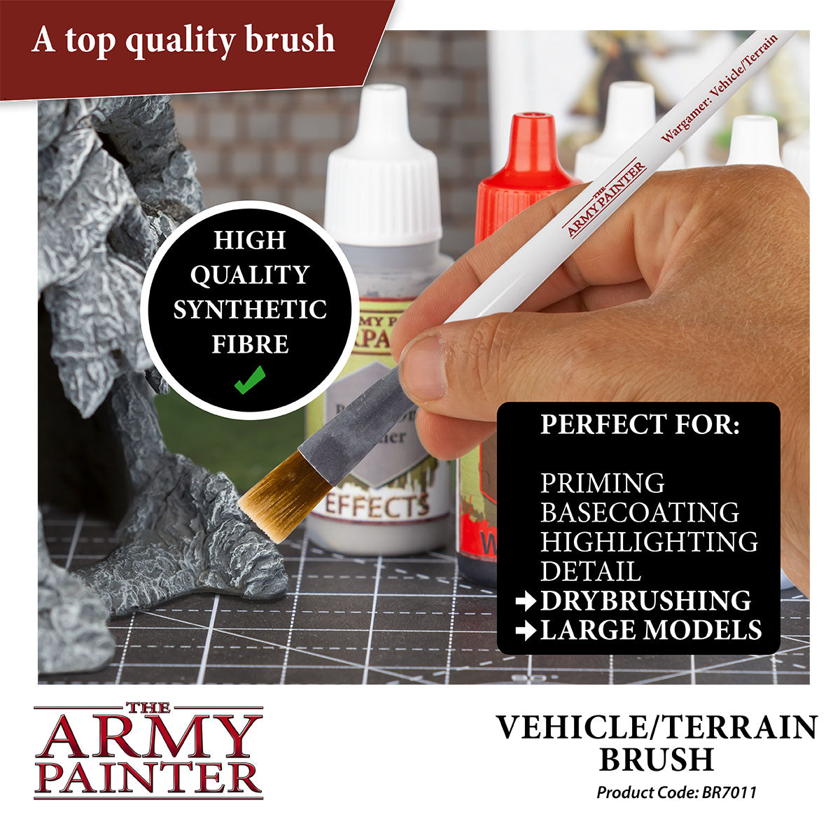 The Army Painter - Vehicle & Scenery - Wargamer Brush