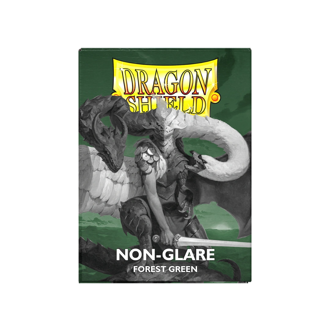 Dragon Shield: Forest Green- Non-Glare - Matte Sleeves - Standard Size