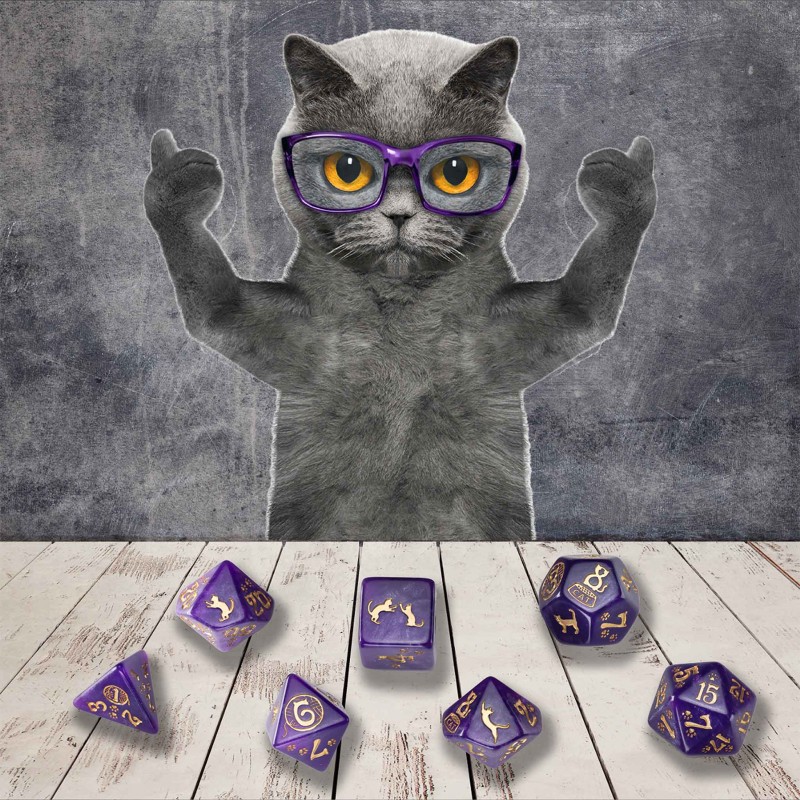 Q Workshop | Purrito | CATS Dice Set