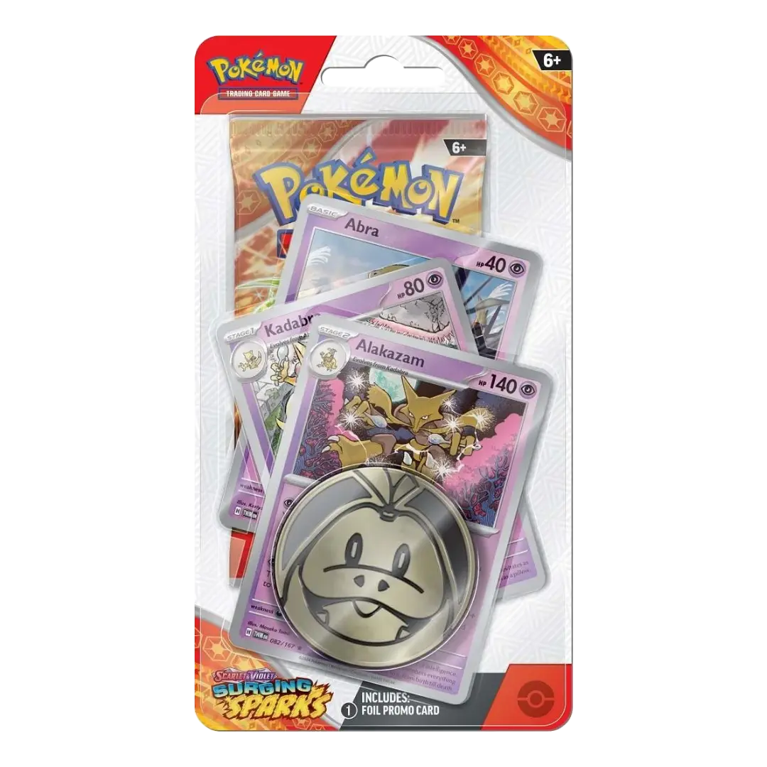 Pokémon TCG: Surging Sparks (SV08) - Premium Checklane Blister (EN) Pokémon TCG: Surging Sparks (SV08) - Premium Checklane Blister (EN)