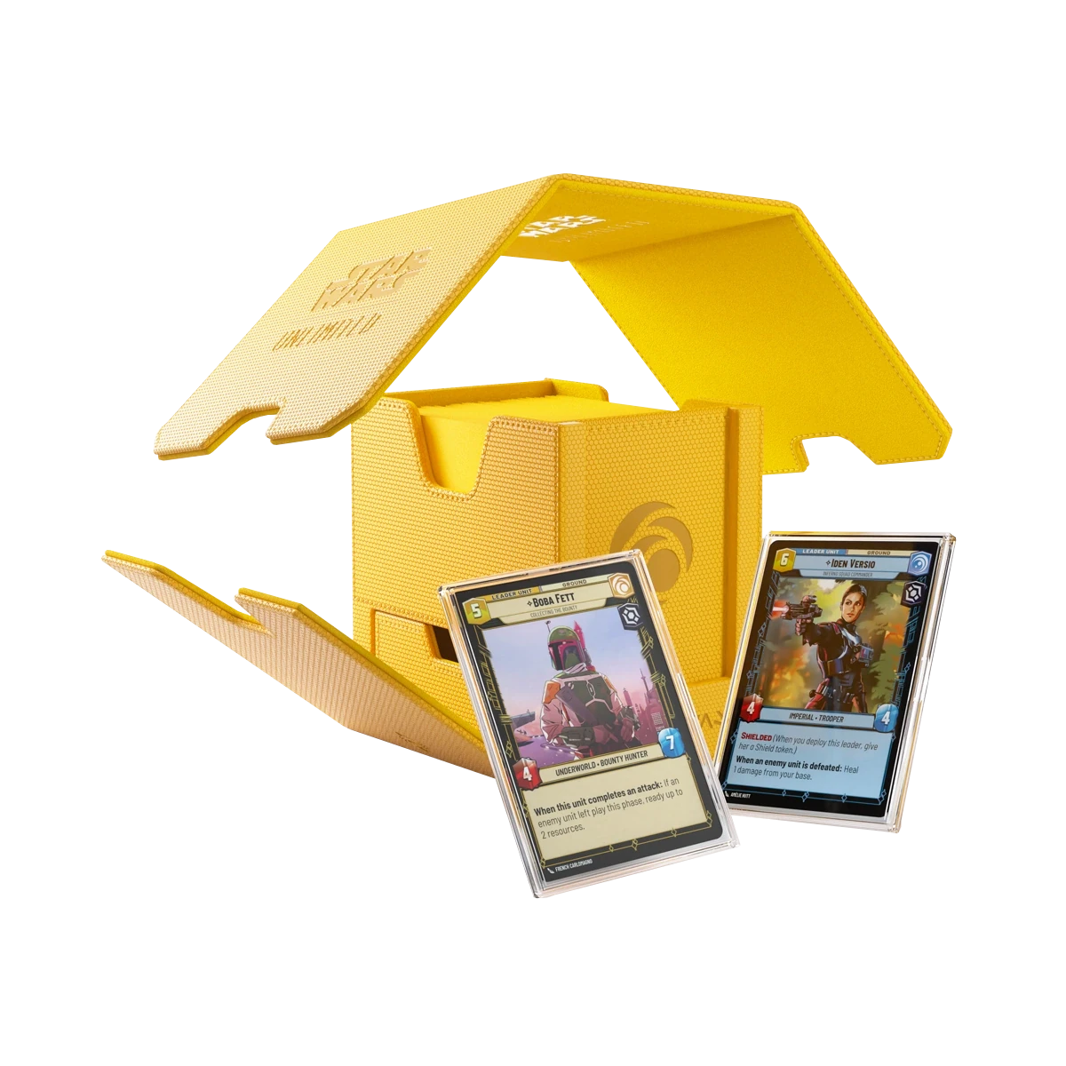 Gamegenic | Star Wars Unlimited Deck Pod | Twin Suns Yellow