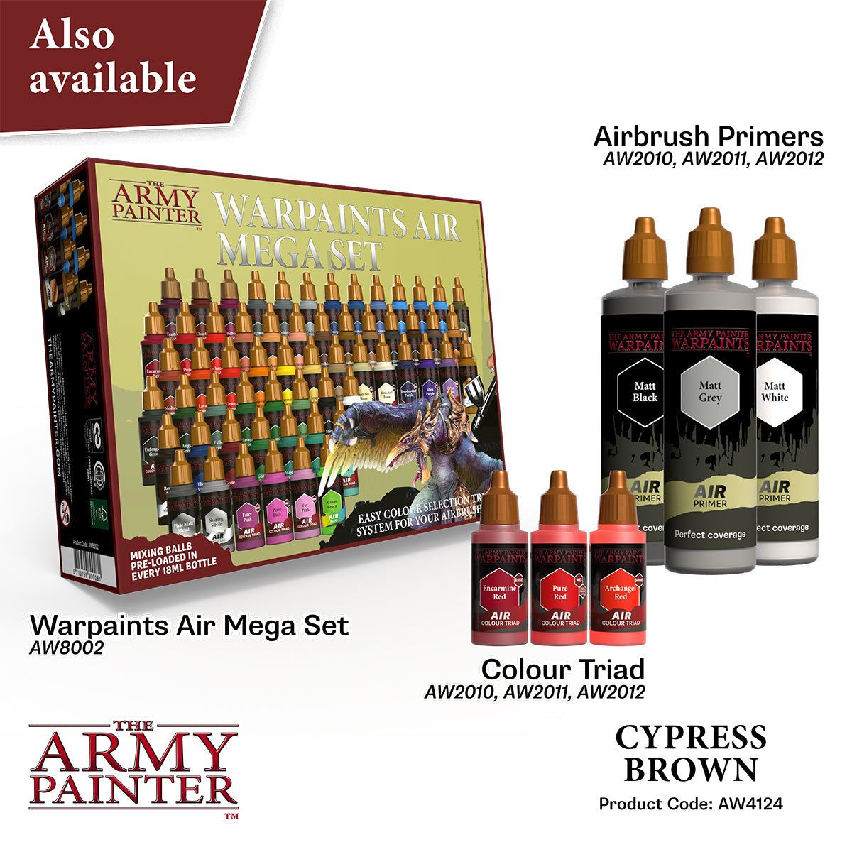 The Army Painter - Cypress Brown - Warpaints Air