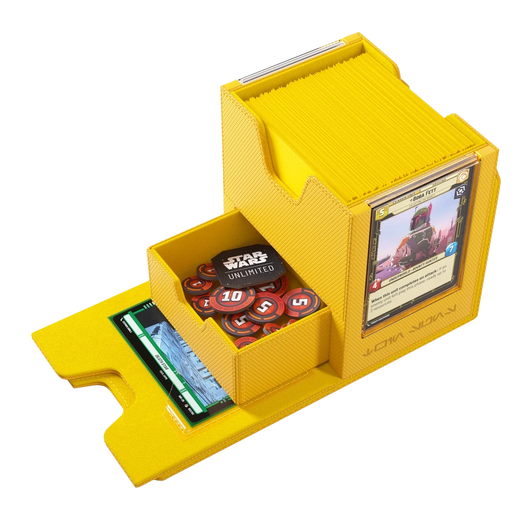 Gamegenic | Star Wars Unlimited Deck Pod | Twin Suns Yellow