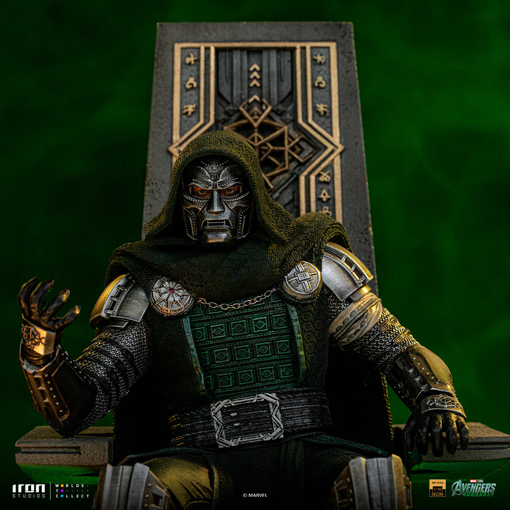 Iron Studios | Doctor Doom on Throne | Avengers: Doomsday - Deluxe Art Scale 1/10