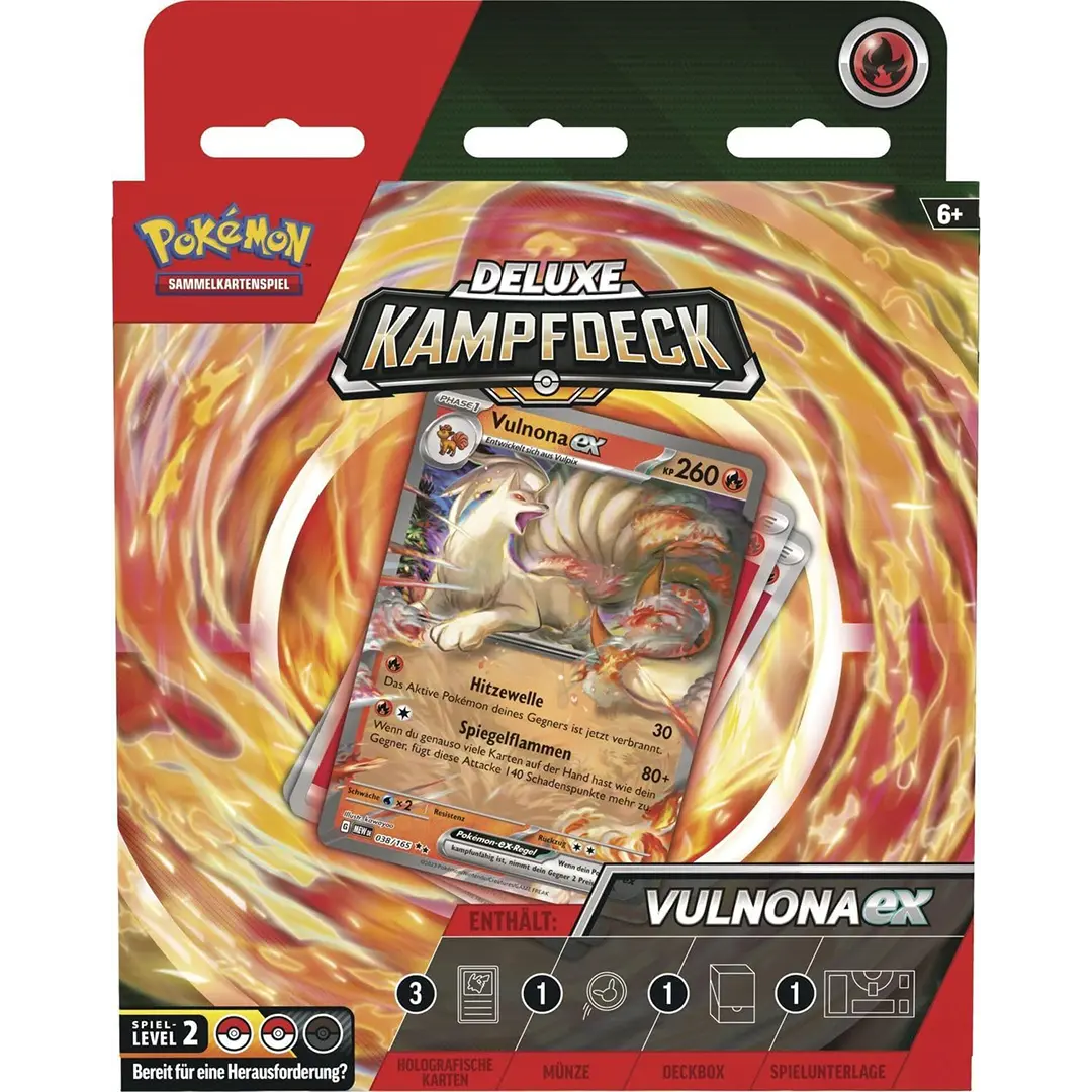 Pokémon TCG: Deluxe Kampfdeck Vulnona/Zapdos Ex (DE)