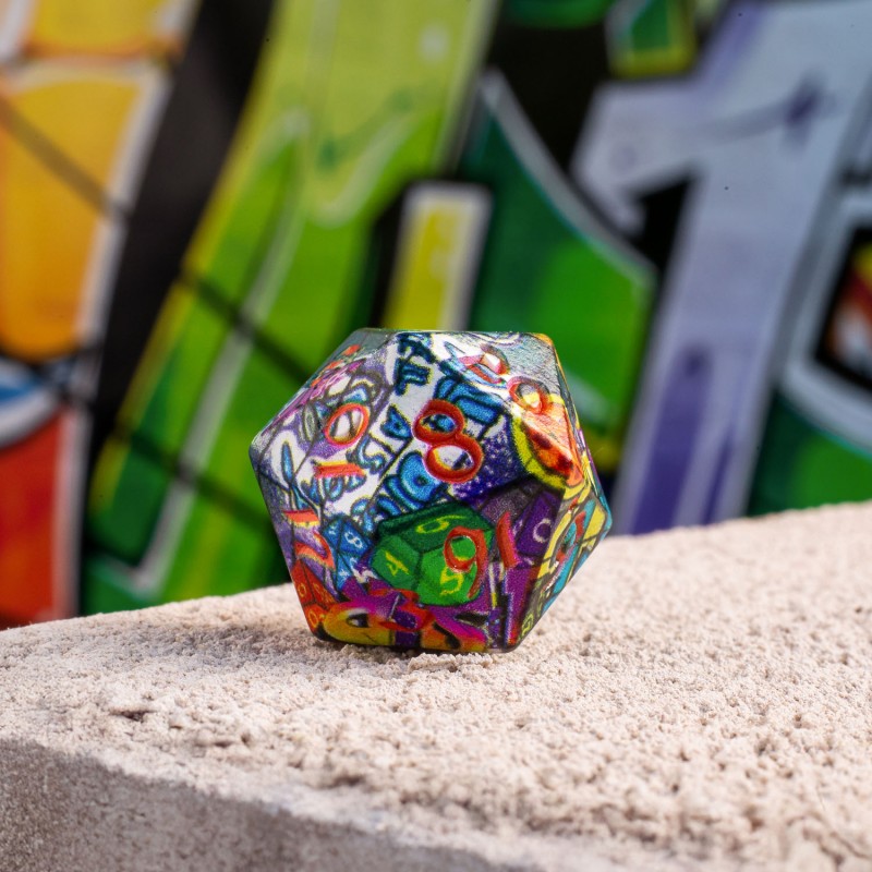 Q Workshop | Graffiti | Full Art Dice Set™