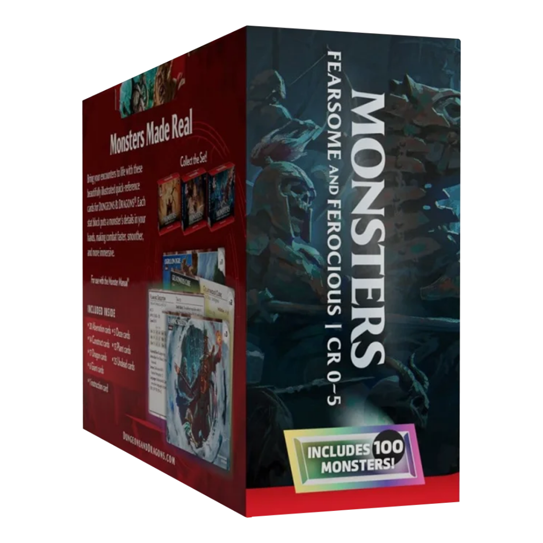 Dungeons & Dragons | Monstes: Fearsome and Ferocious | Reference Cards (EN)