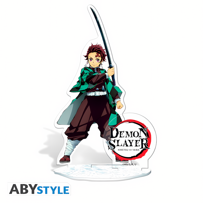 Demon Slayer | Gift Set | Tumbler With Straw (470ml), Acryl® Figure & Stickers