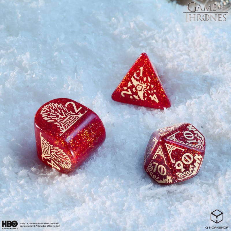 Q Workshop | Lannister | Game Of Thrones Dice Set