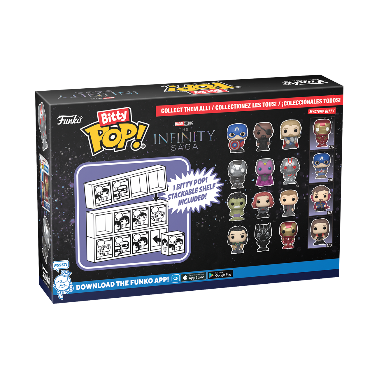 Bitty POP!: Capt. America 4PK - Avengers Infinity War