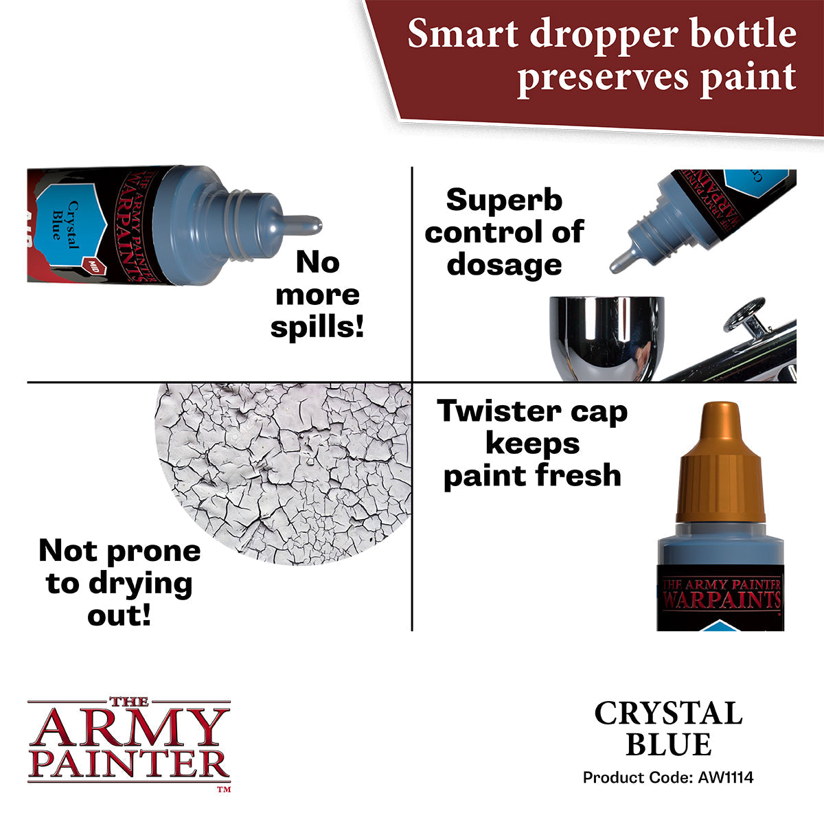 The Army Painter - Crystal Blue - Warpaints Air