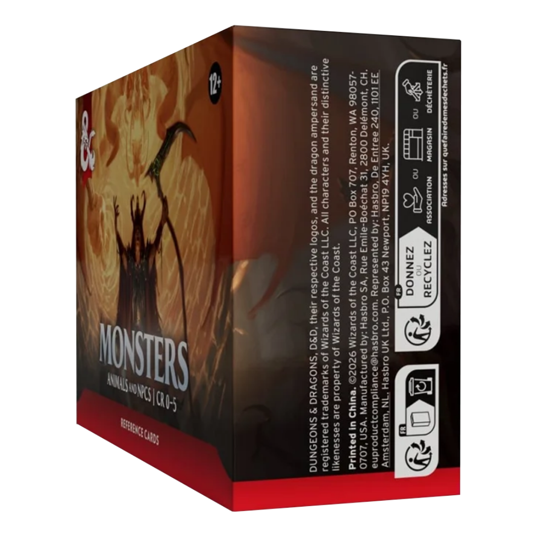 Dungeons & Dragons | Monsters: Animals and NPCs | Reference Cards (EN)