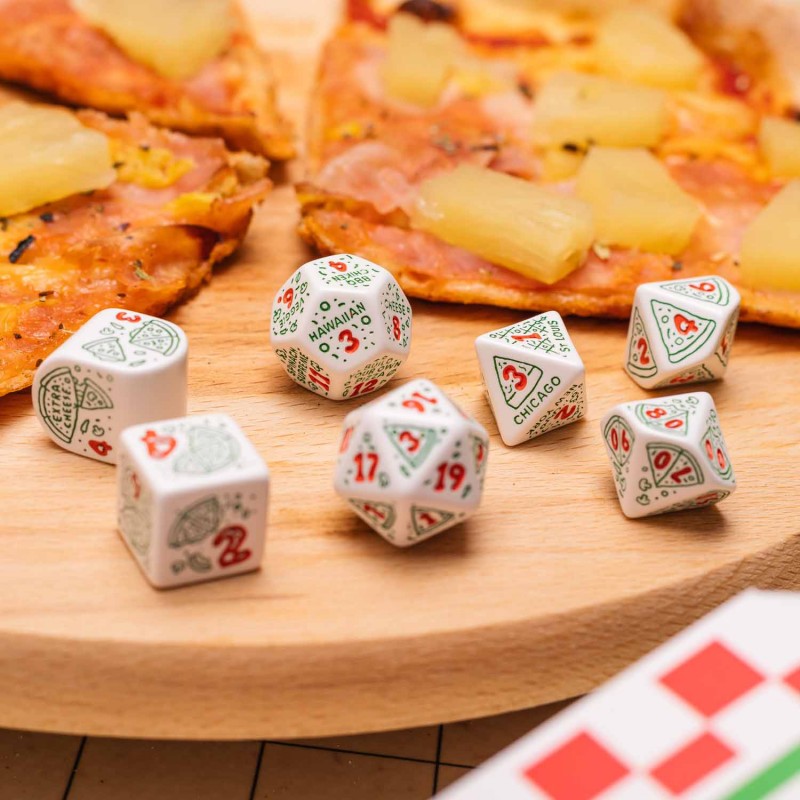 Q Workshop | Pepperoni | Pizza Dice Set