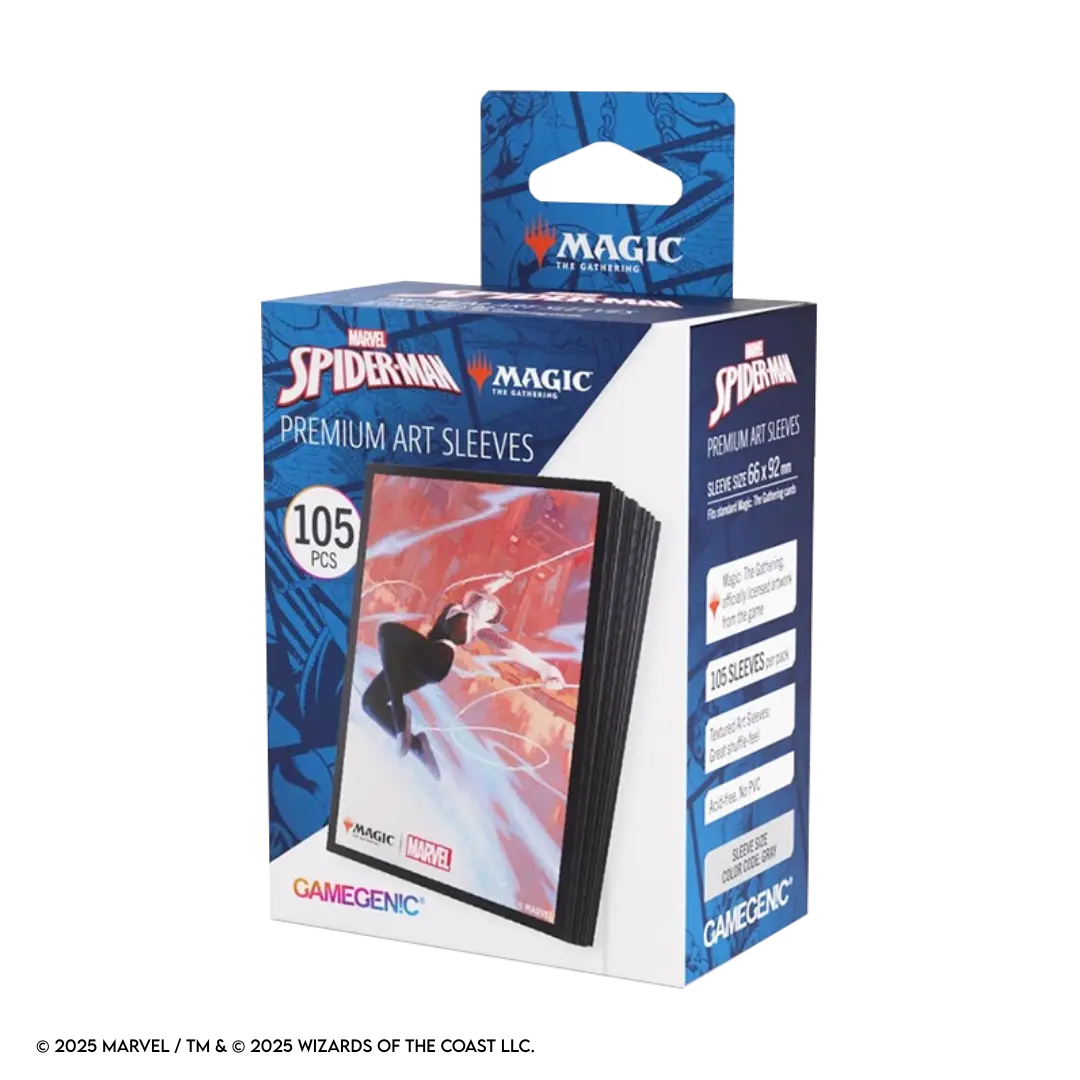 Gamegenic | Magic: The Gathering - Spider-Man / Spider-Gwen | Premium Art Sleeves (105 Stück)