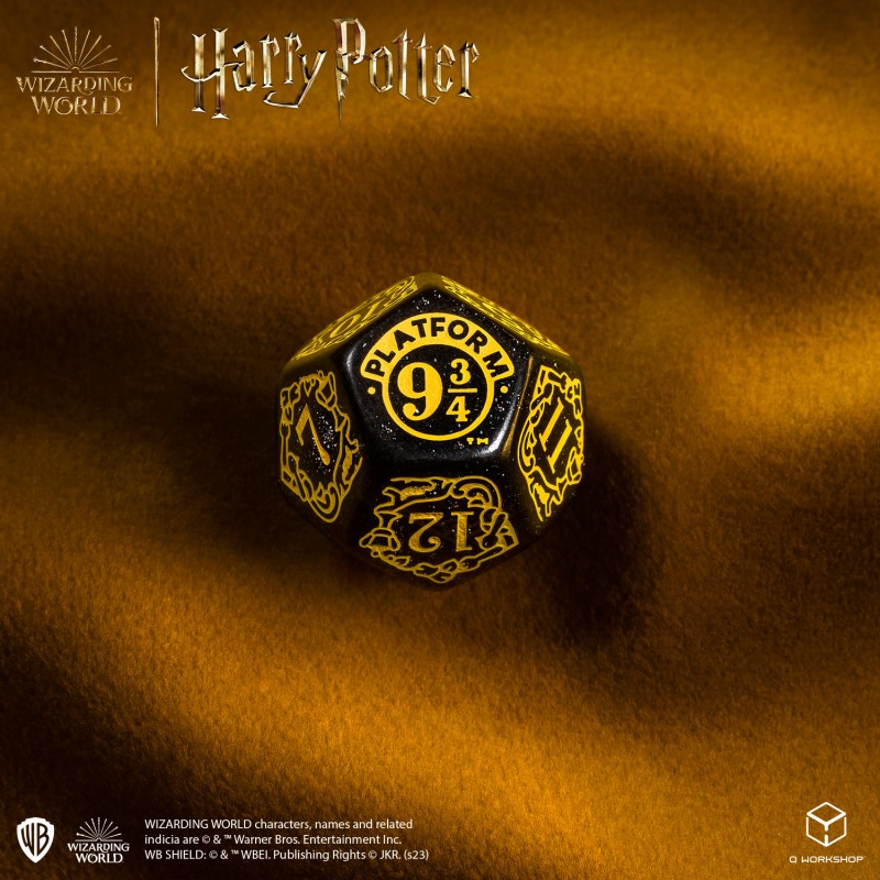 Q Workshop | Hufflepuff | Harry Potter Modern Dice Set