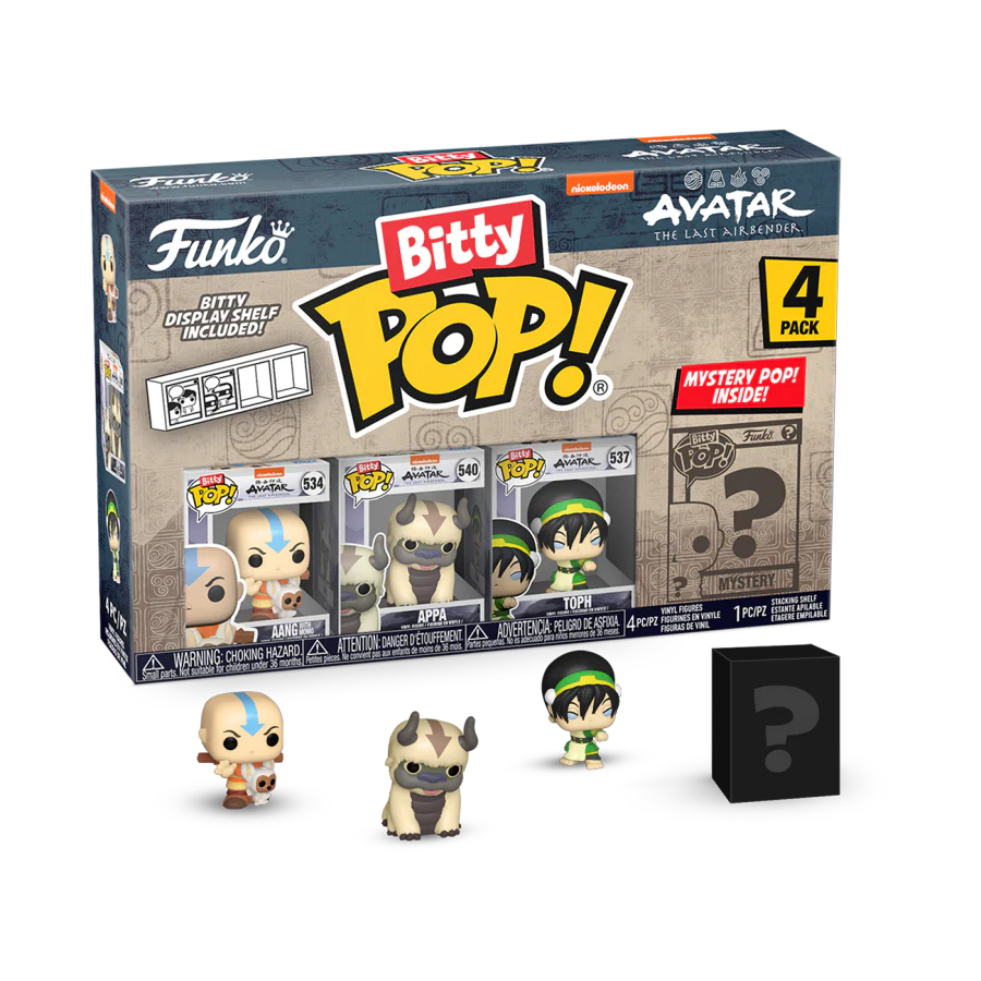 Bitty Pop!: Avatar The Last Airbender - 4-Pack Series 1