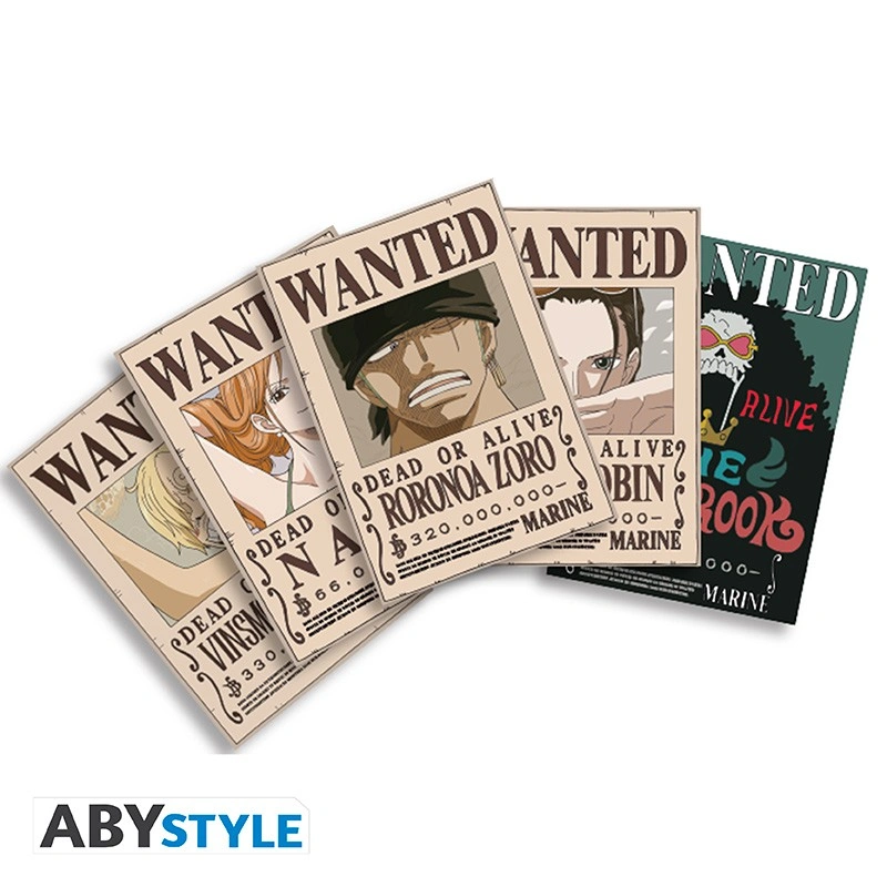 One Piece | (14,8 x 10,5cm) - Wanted Set 2 | Postcards