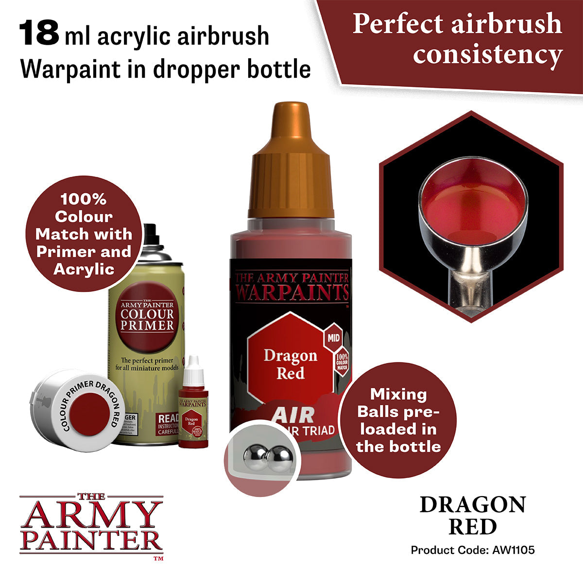 The Army Painter - Dragon Red - Warpaints Air