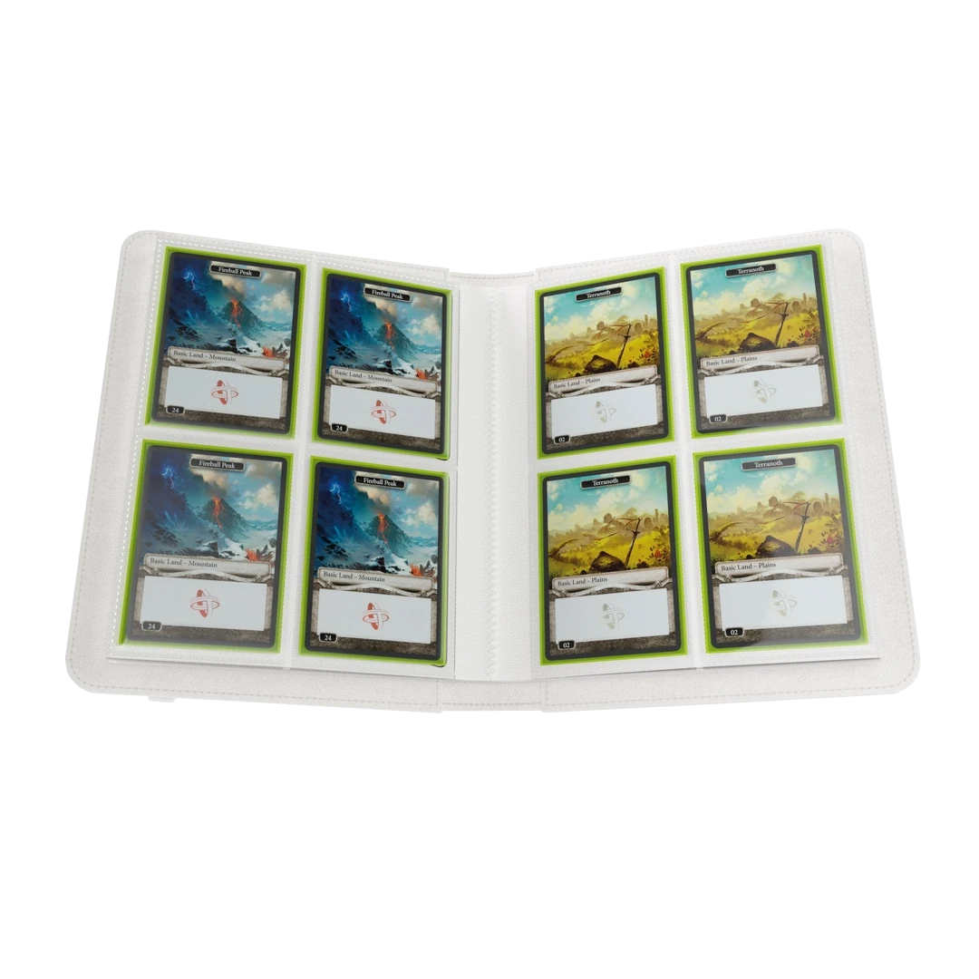 Gamegenic | Prime Album 8-Pocket | White Portfolio