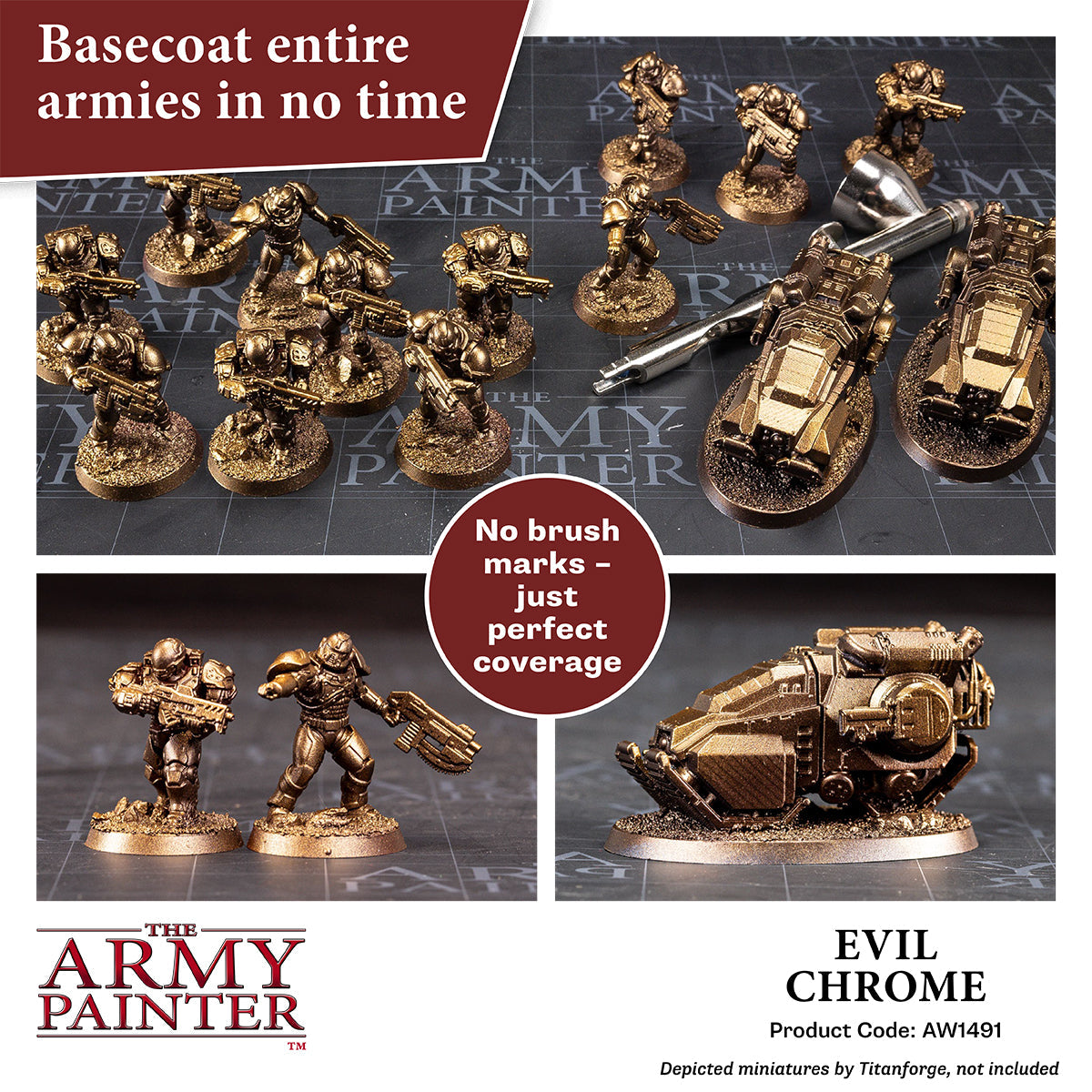 The Army Painter - Evil Chrome - Warpaints Air Metallics