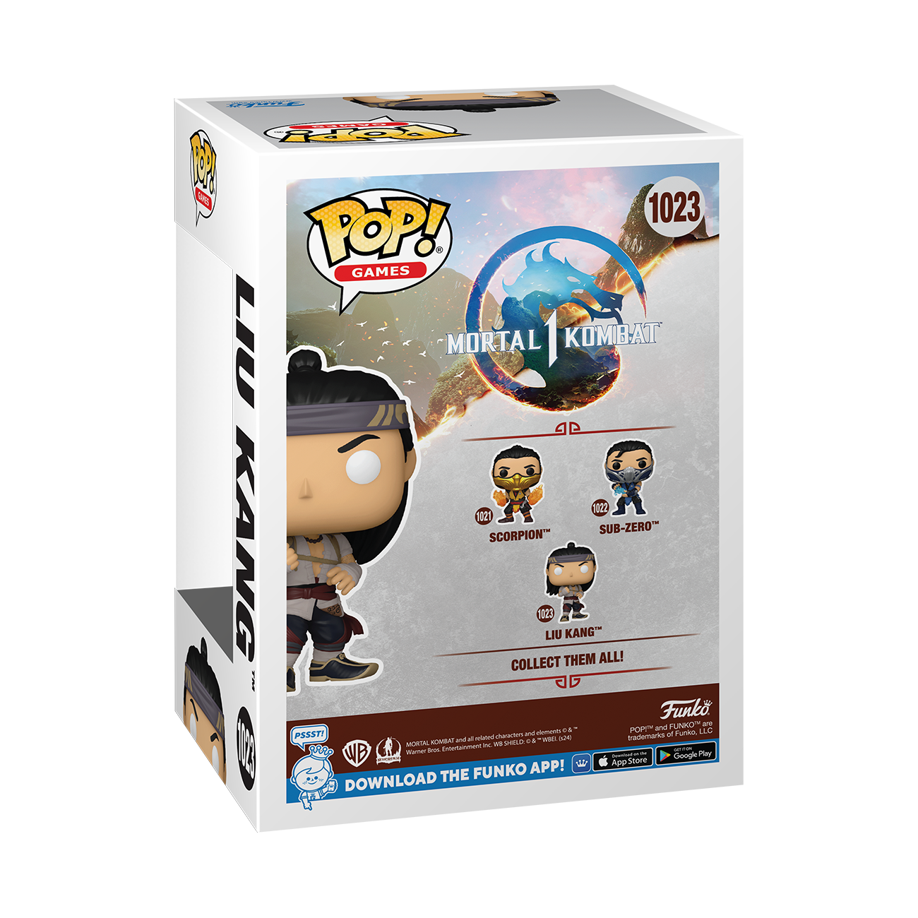 POP! Games: Liu Kang (God of Fire) - Mortal Kombat