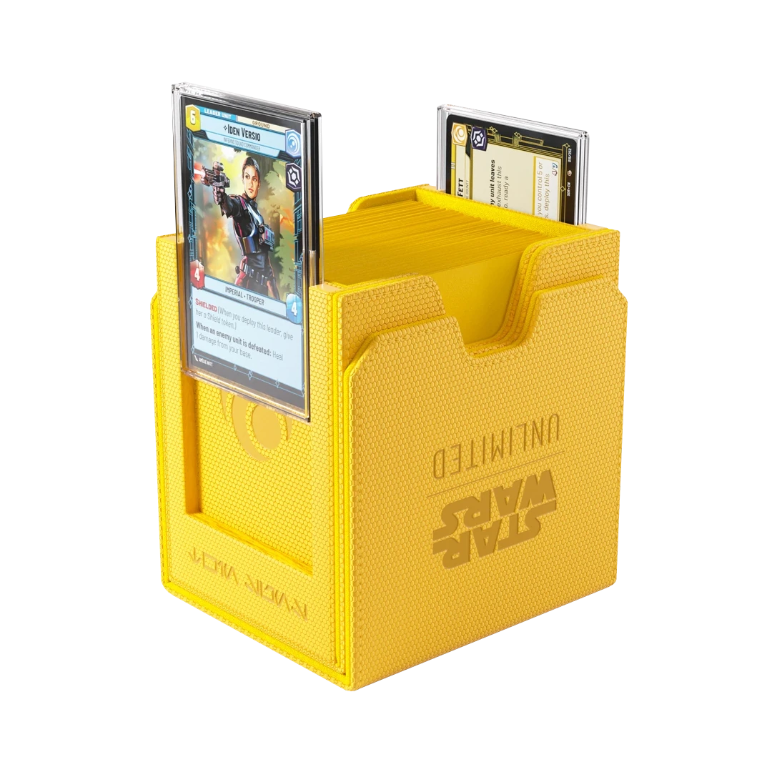 Gamegenic | Star Wars Unlimited Deck Pod | Twin Suns Yellow