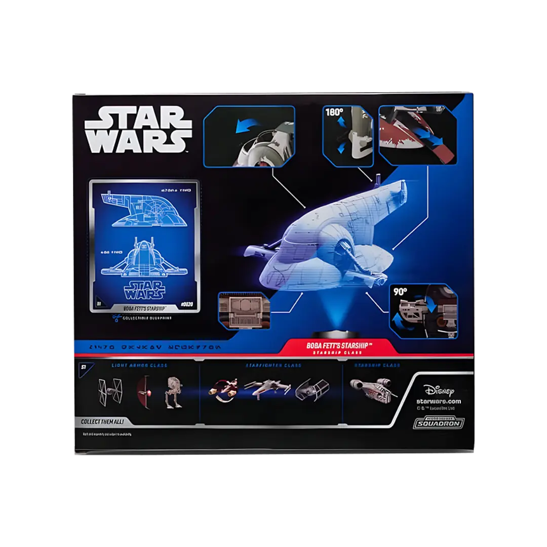Jazwares: Star Wars - Boba Fett - Raumschiff 20cm (inklusive 2 Spielfiguren)