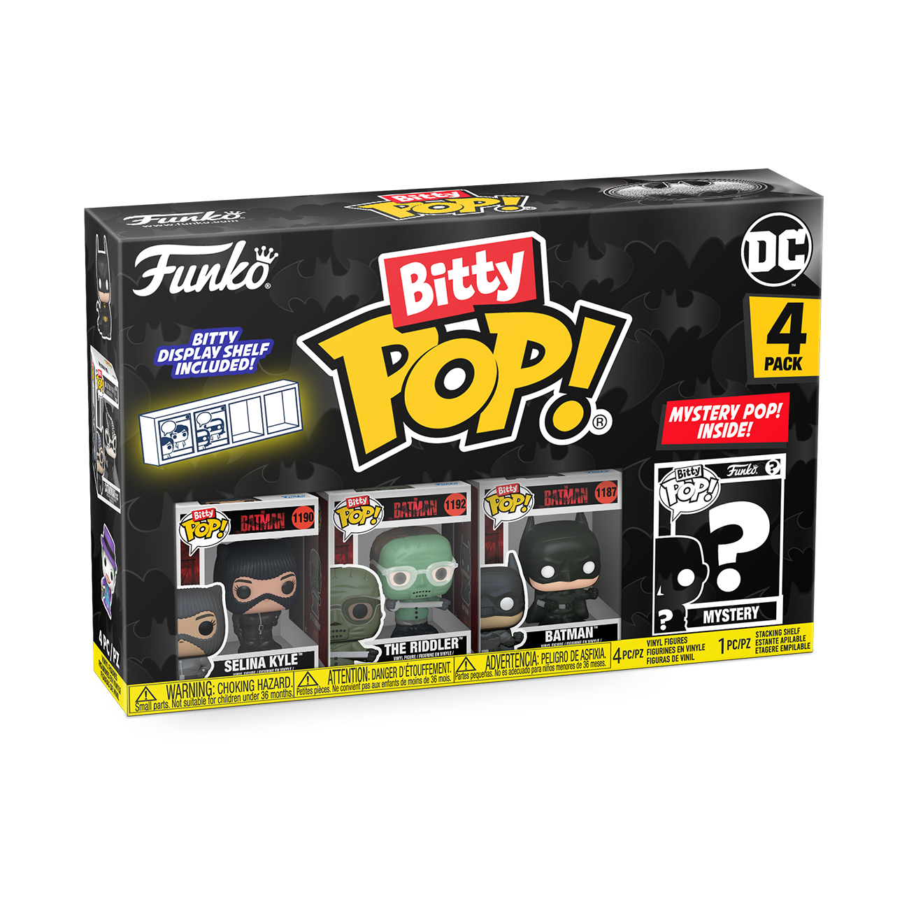 Bitty POP!: Catwoman 4PK - DC Comics