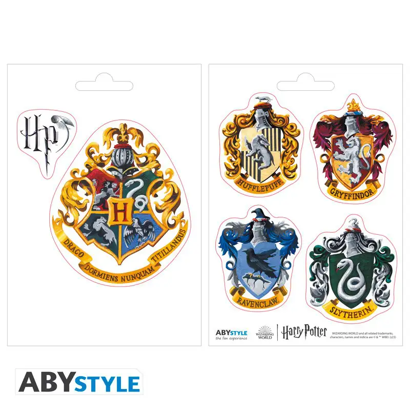 Harry Potter | Sticker (16 x 11cm) Hogwarts Houses | Sticker