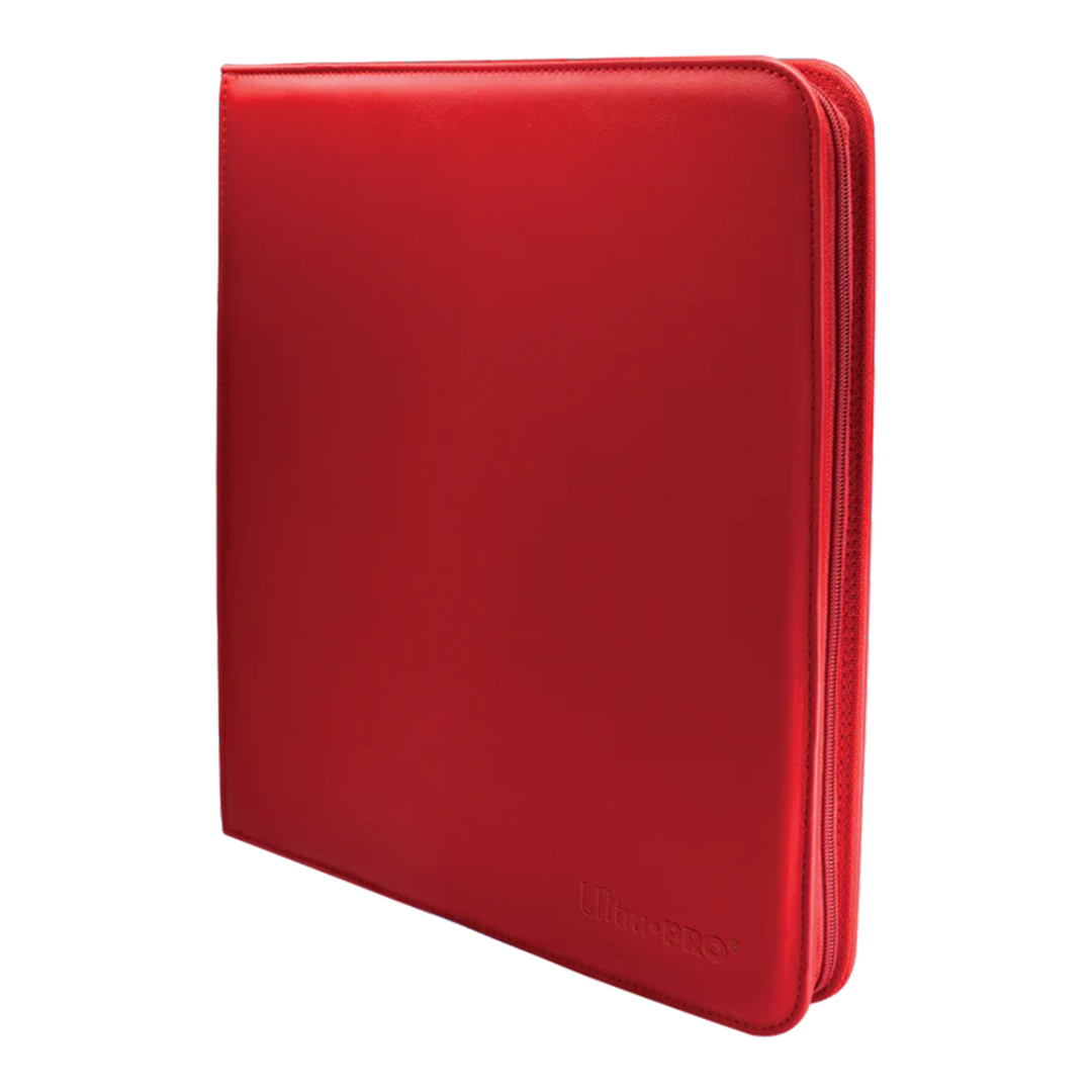 Ultra Pro | Vivid - Red | 12-Pocket Zippered PRO-Binder
