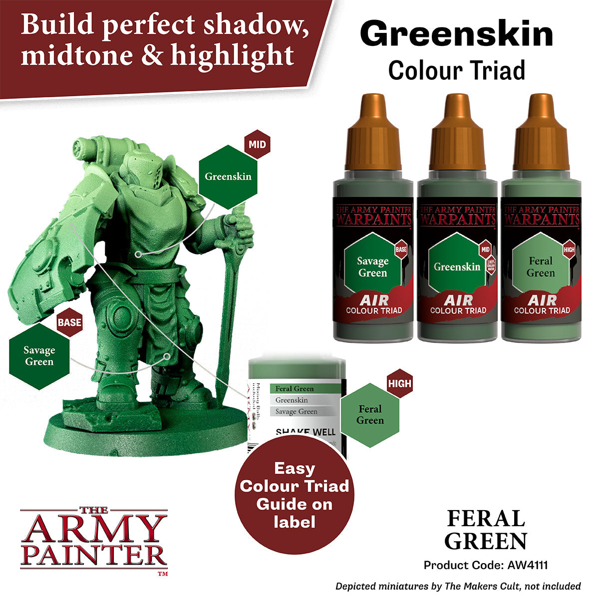 The Army Painter - Feral Green - Warpaints Air