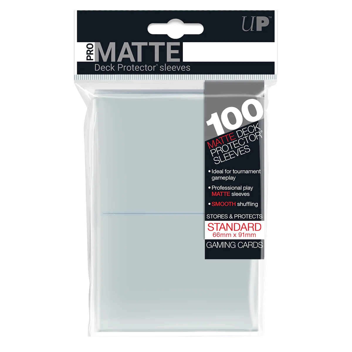 Ultra Pro - PRO-Matte 100ct Standard Deck Protector® Sleeves: Clear