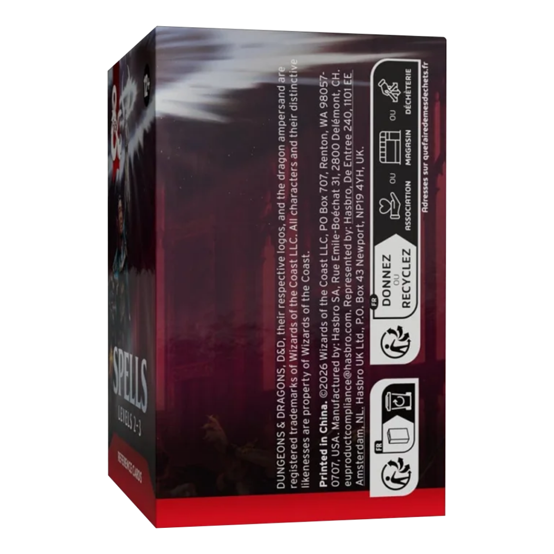 Dungeons & Dragons | Spells Lvl 2-3 | Reference Cards (EN)
