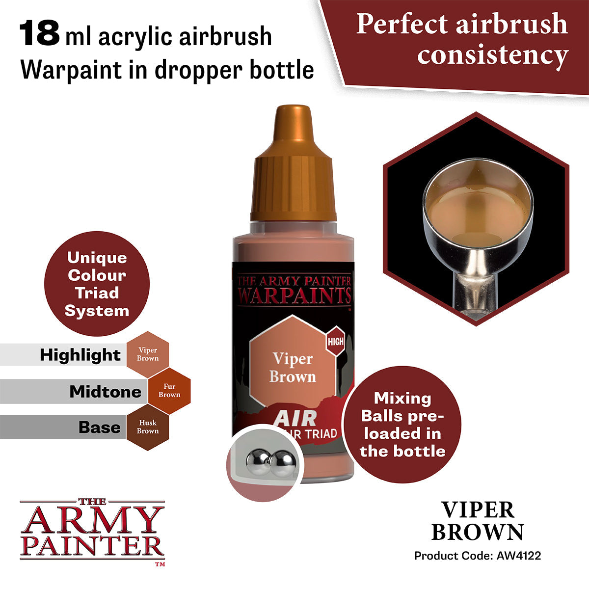 The Army Painter - Viper Brown - Warpaints Air