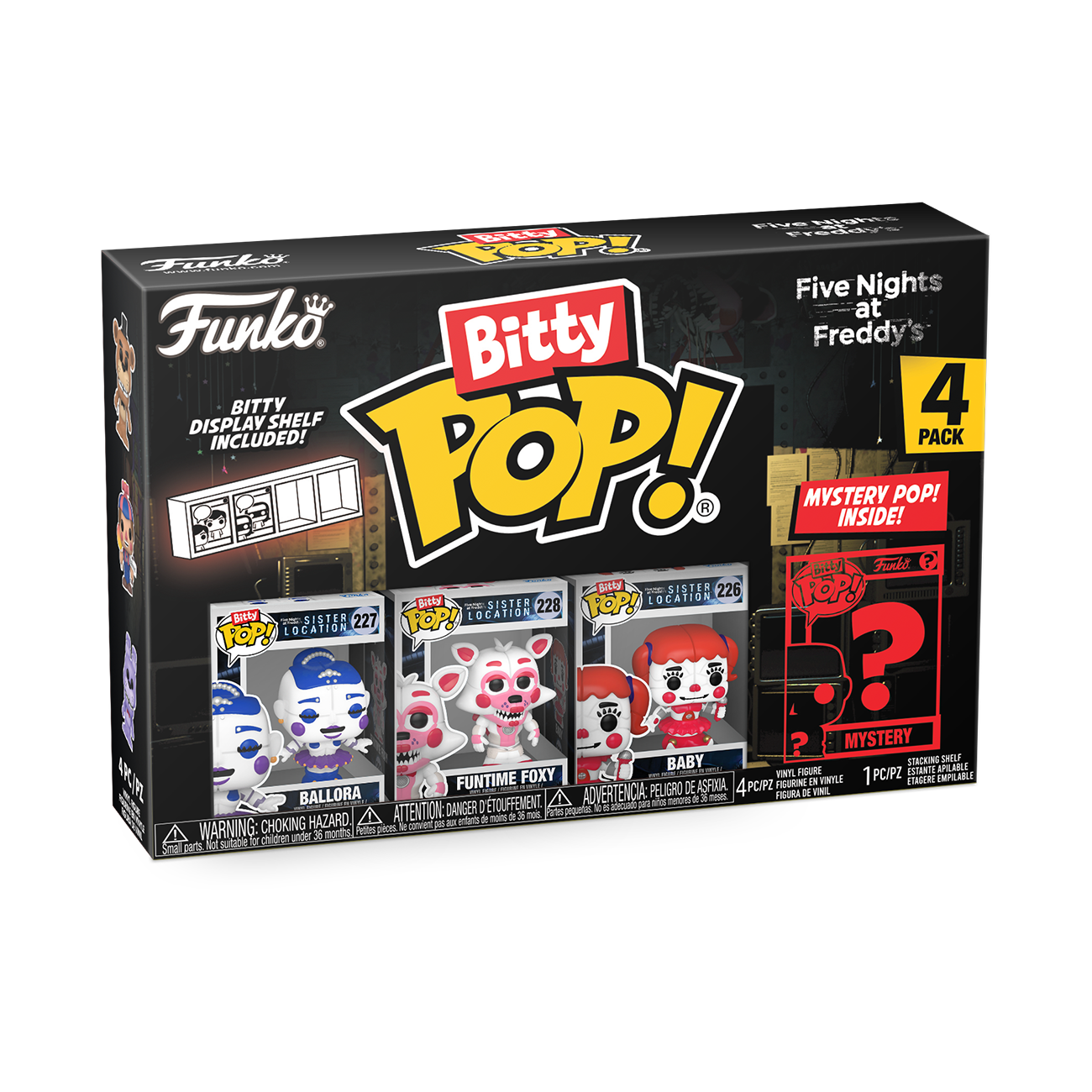 Bitty POP!: Ballora 4PK - Bitty POP! 4-Pack
