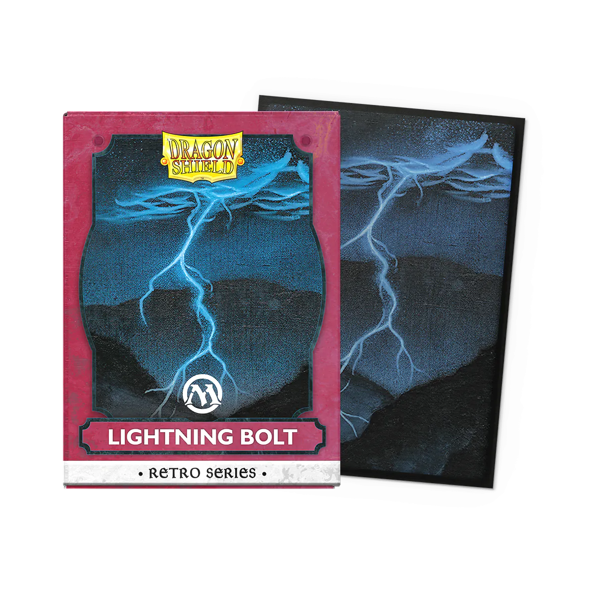 Dragon Shield | Lightning Bolt | Brushed Art Sleeves Standard Size