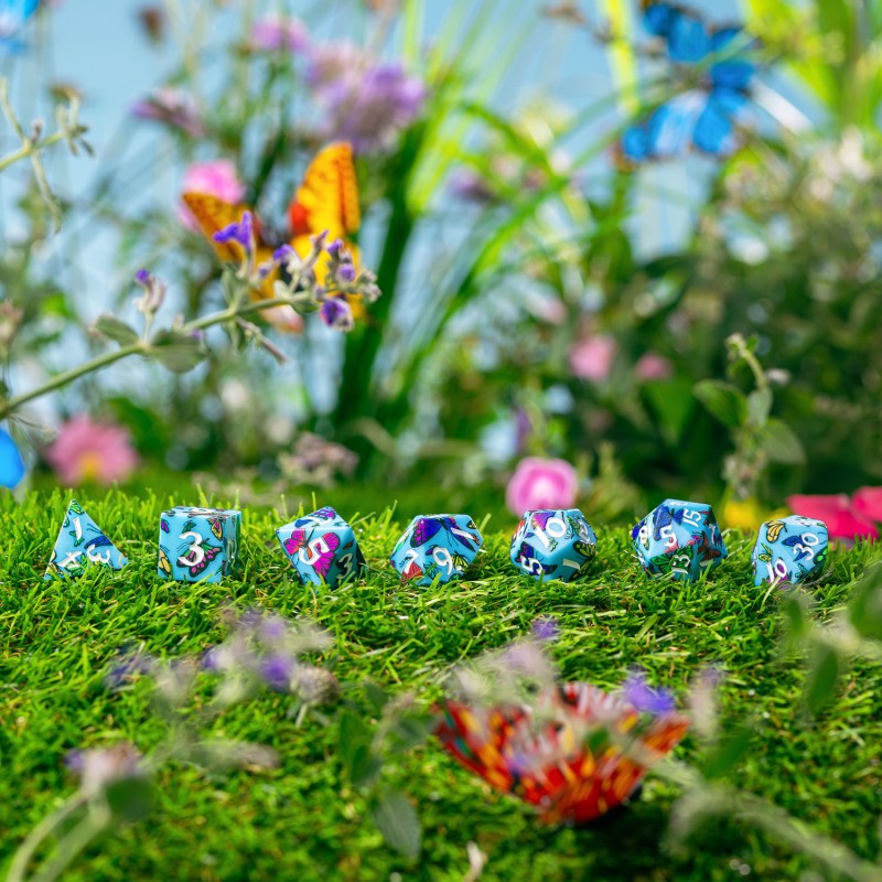 Q Workshop | Butterfly | Full Art Dice Set™
