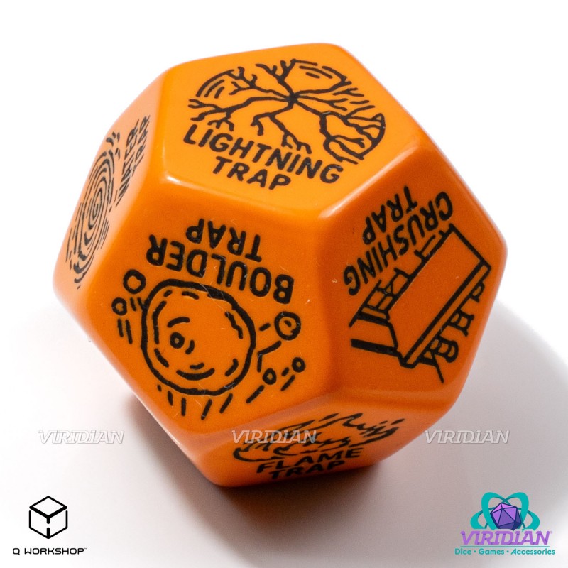 Q Workshop | Orange & Black | Trap Generator Die