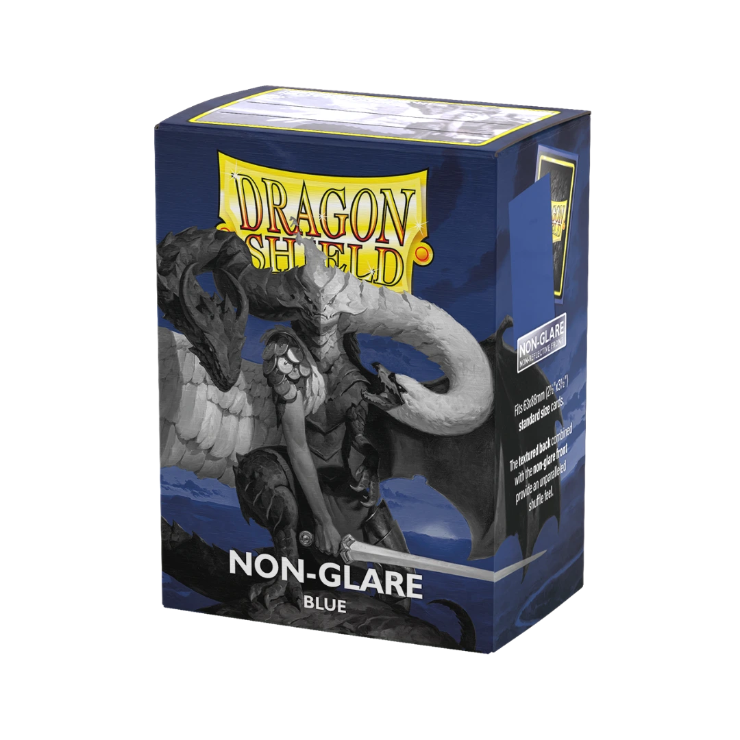 Dragon Shield: Blue - Non-Glare - Matte Sleeves - Standard Size