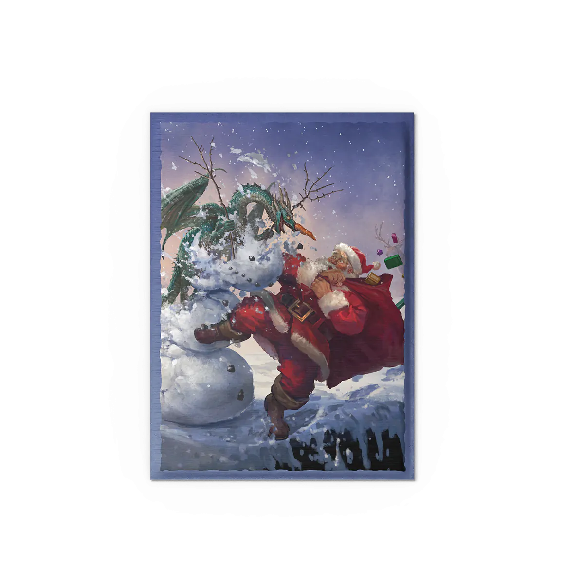 Dragon Shield: Brushed Art Sleeves - Standard Size / Christmas 2025