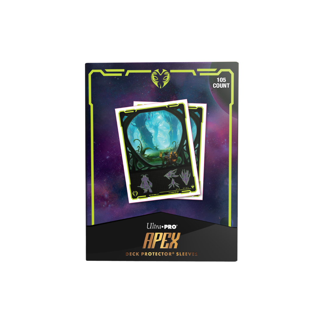 Ultra Pro - Edge of Eternities - Evendo, Waking Haven - 105ct Apex Deck Protector Sleeves for Magic: The Gathering