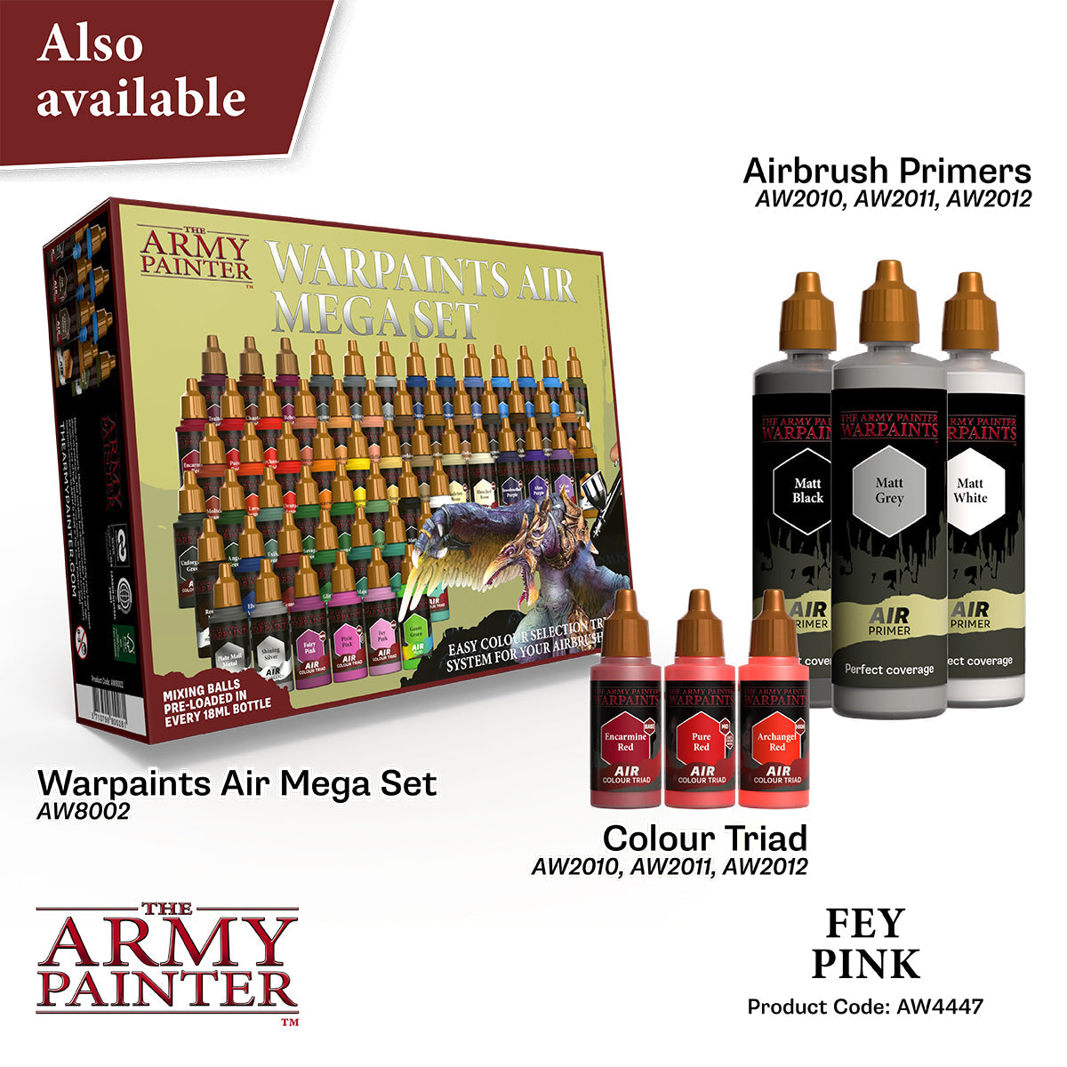 The Army Painter - Fey Pink - Warpaints Air